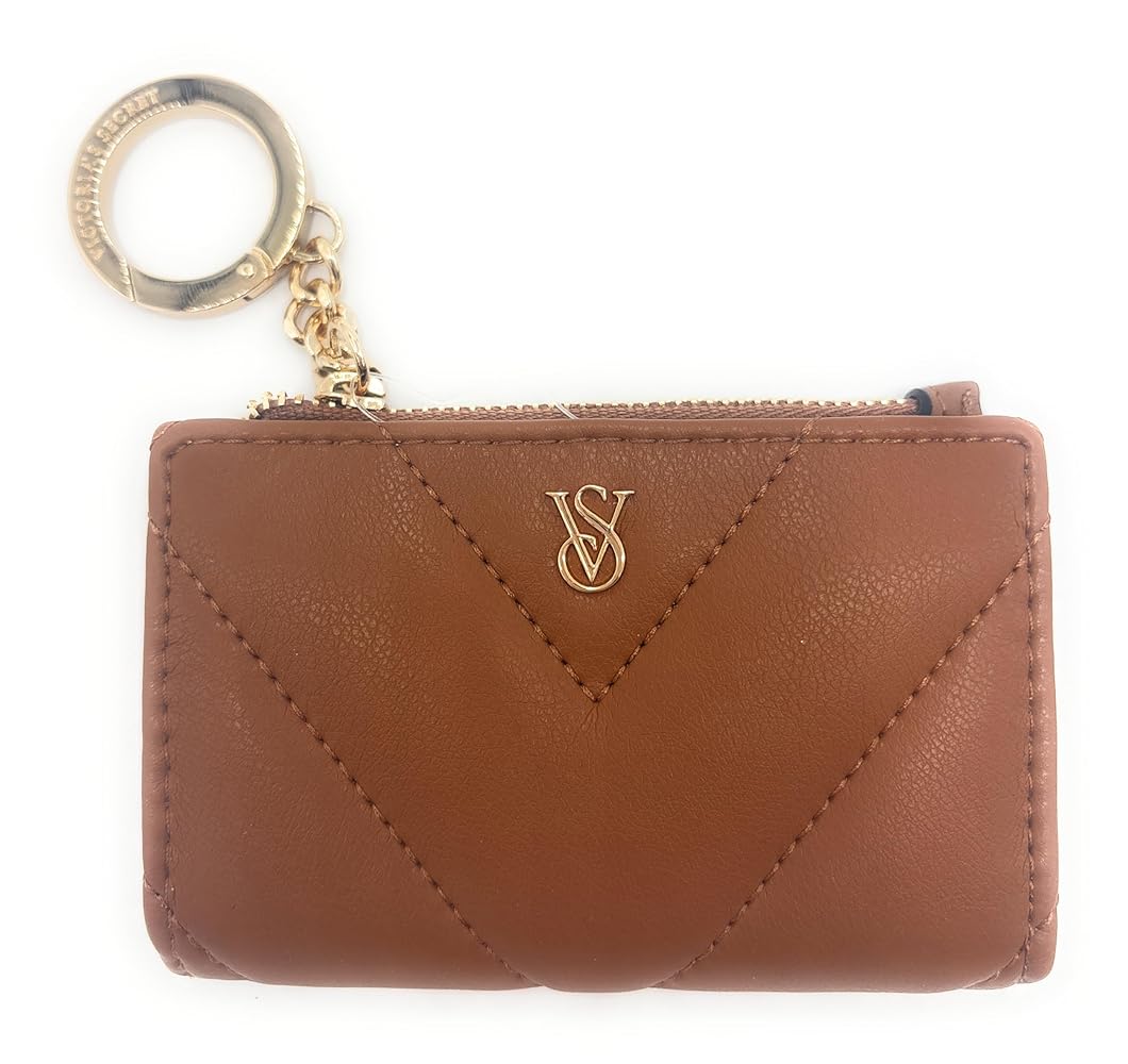 ☆Victoria's Secret☆ 折り畳み カードケース - Brown Amazon.com: Victoria's Secret Foldover Card Case (Brown